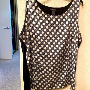 Ann Taylor, XL, polka dot blouse